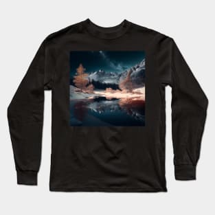Mystical Winter Night Long Sleeve T-Shirt
